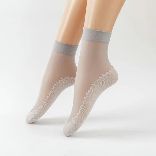 Feeluxe™ - Silky Anti-Slip Cotton Socks