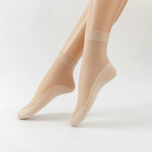 Feeluxe™ - Silky Anti-Slip Cotton Socks