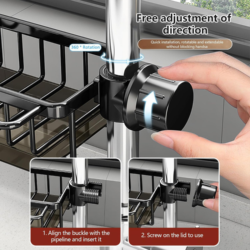 Sinkly™ - Sponge Holder and Sink Organizer
