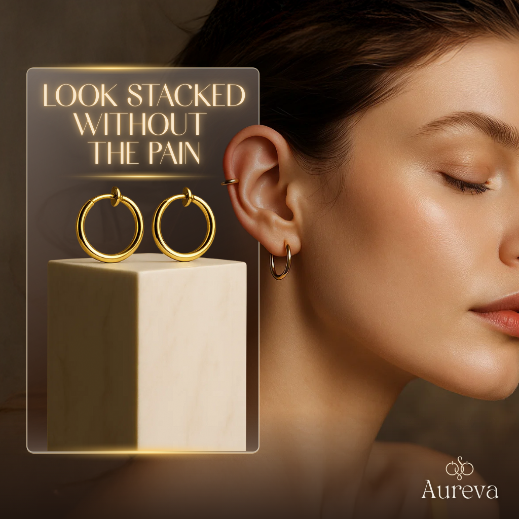 Aureva™ – Retractable Comfort Earrings