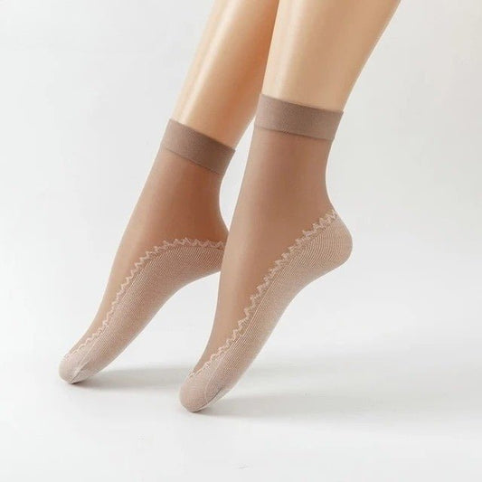 Feeluxe™ - Silky Anti-Slip Cotton Socks