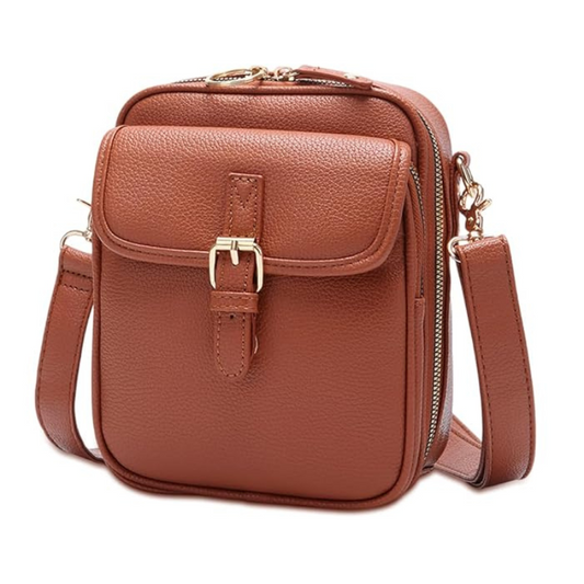 Veletto™ - Double Pocket PU Leather Organizer Bag
