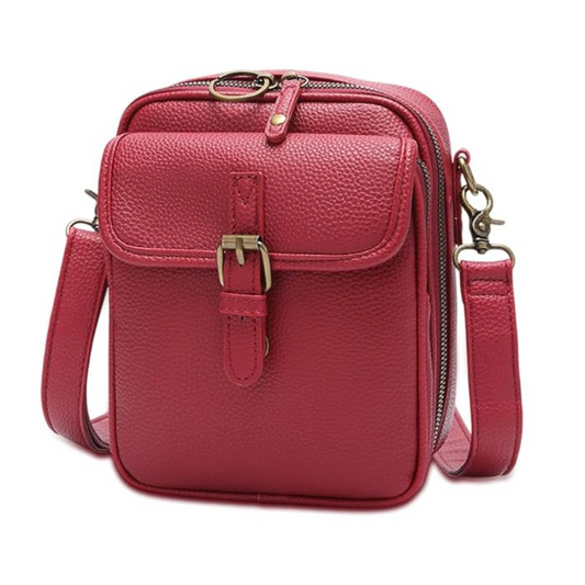 Veletto™ - Double Pocket PU Leather Organizer Bag
