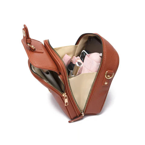 Veletto™ - Double Pocket PU Leather Organizer Bag