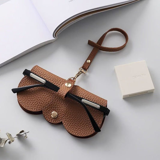 Brandary™ - Soft Leather Sunglasses Pouch