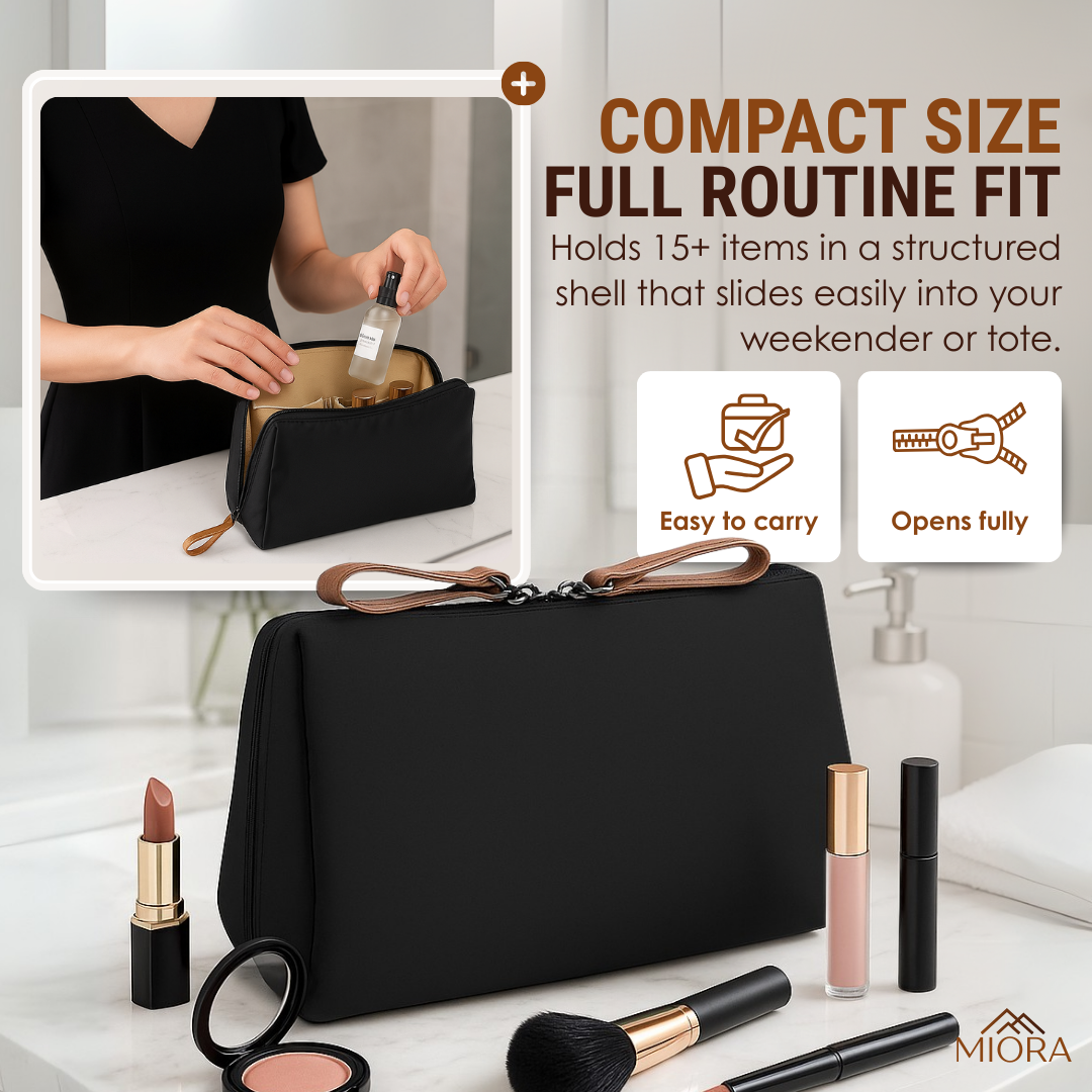 Miora™ – Double Zipper Cosmetic Bag