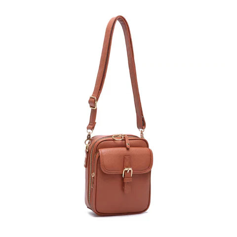 Veletto™ - Double Pocket PU Leather Organizer Bag