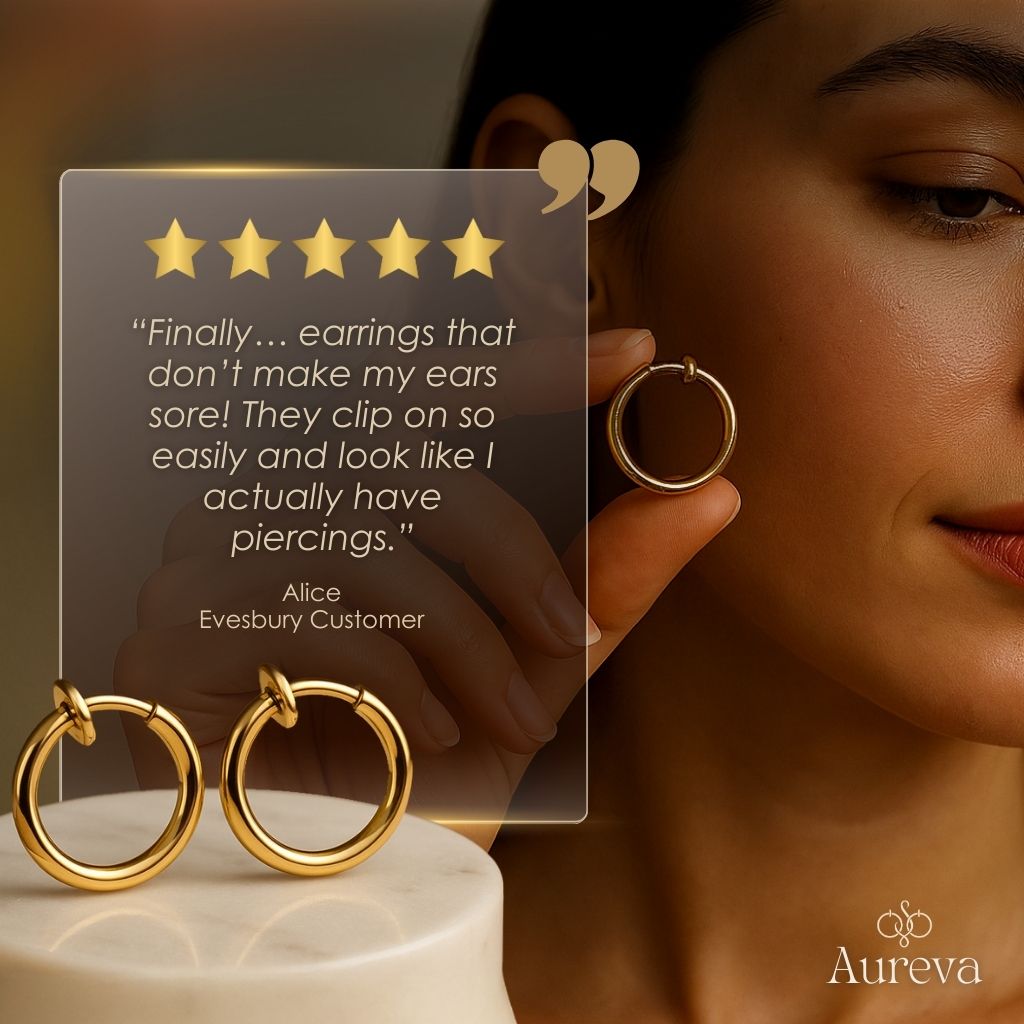 Aureva™ – Retractable Comfort Earrings