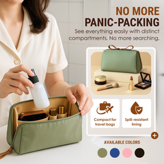 Miora™ – Double Zipper Cosmetic Bag