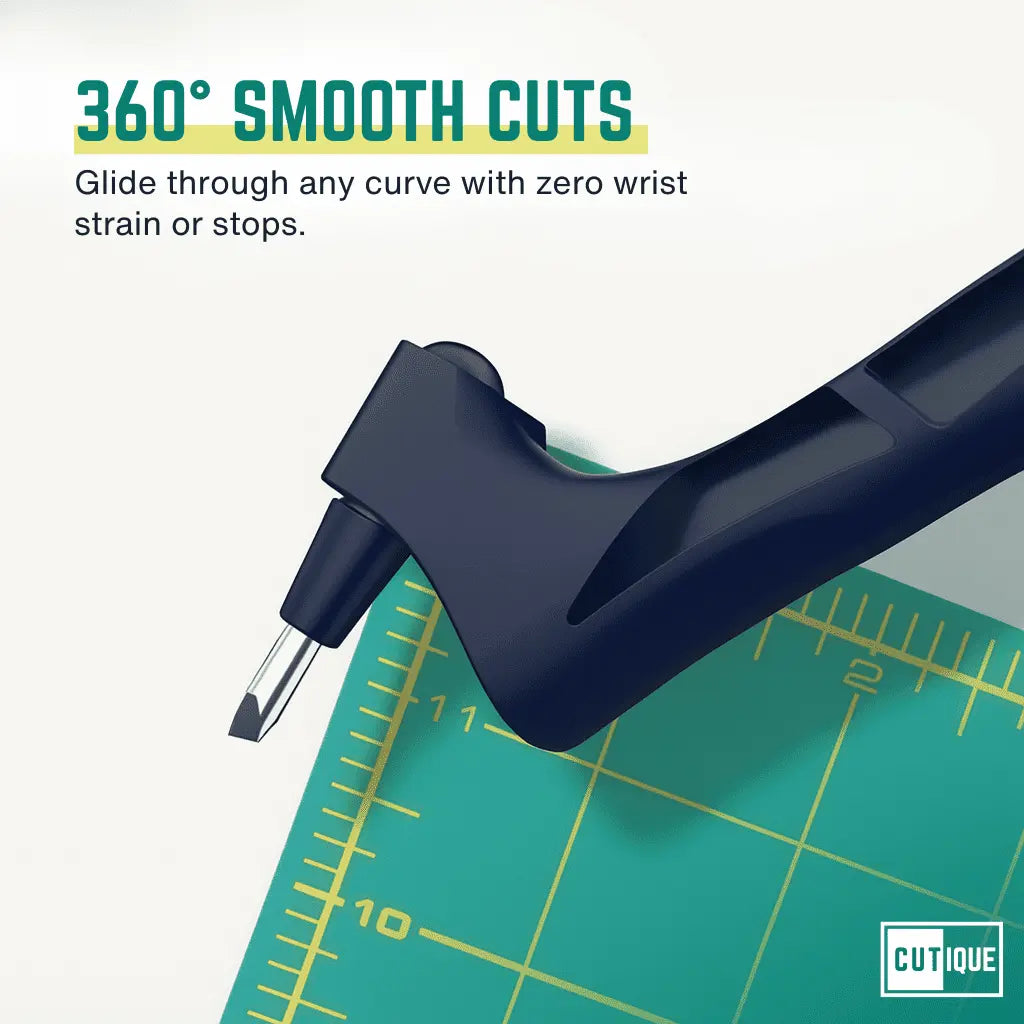 Cutique™ - DIY Precision Cutter for Perfect Spirals & Shapes 3 Heads