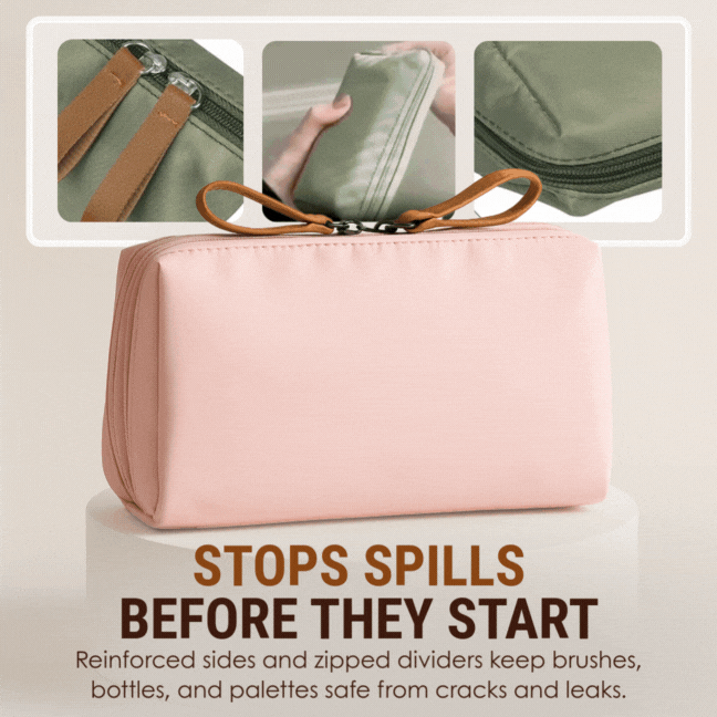Miora™ – Double Zipper Cosmetic Bag