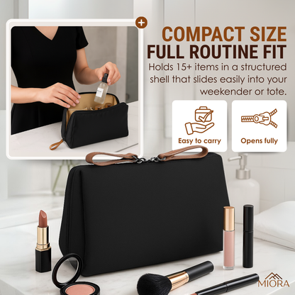 Miora™ – Double Zipper Cosmetic Bag