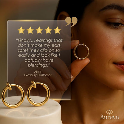 Aureva™ – Retractable Comfort Earrings